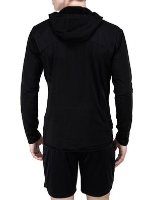 solid black polyester t-shirt - 13159040 - Standard Image - 3
