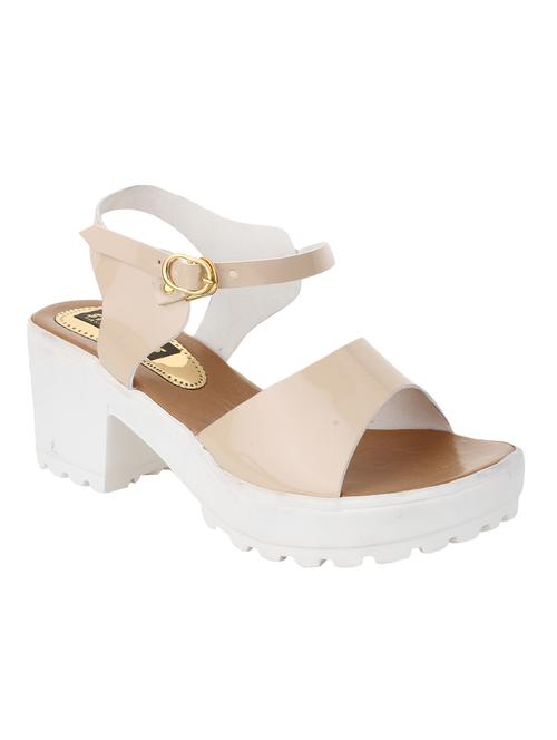 nude ankle strap sandal - 13163686 - Standard Image - 1