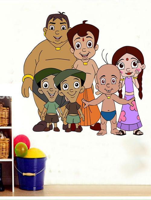 Wall Sticker (chota bhem,Wall Covering Area 23 x 27 Inch) - 13165046 - Standard Image - 1