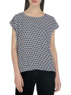 multi colored crepe regular top - 13168351 - Standard Image - 2