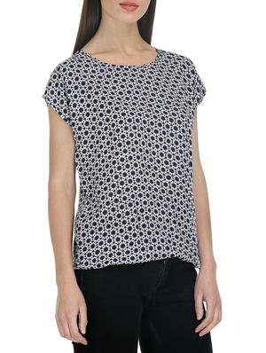multi colored crepe regular top - 13168351 - Standard Image - 3