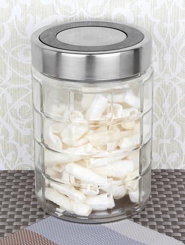 Natural Glass and Plastic Biva Jar 1000 Ml - 1317130 - Very Small Image - 1