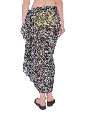 black printed sarong - 13172128 - Standard Image - 3