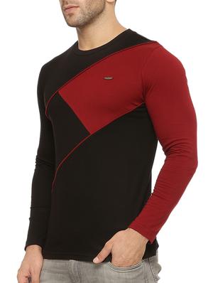 color block cotton t-shirt - 13177491 - Standard Image - 2