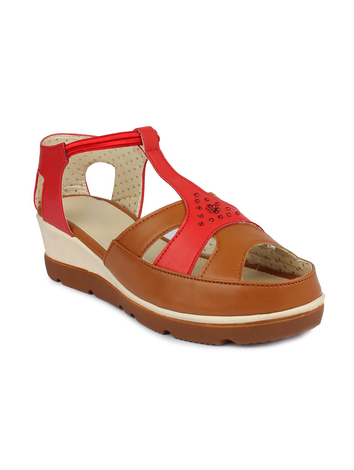 red closed back wedge - 13178052 - Zoom Image - 1