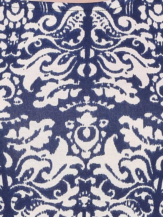 boat neck printed pencil dress - 13181850 - Zoom Image - 4