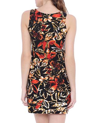 black printed viscose dress - 13181852 - Standard Image - 3