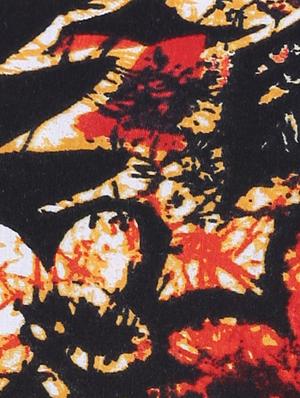 black printed viscose dress - 13181852 - Standard Image - 4