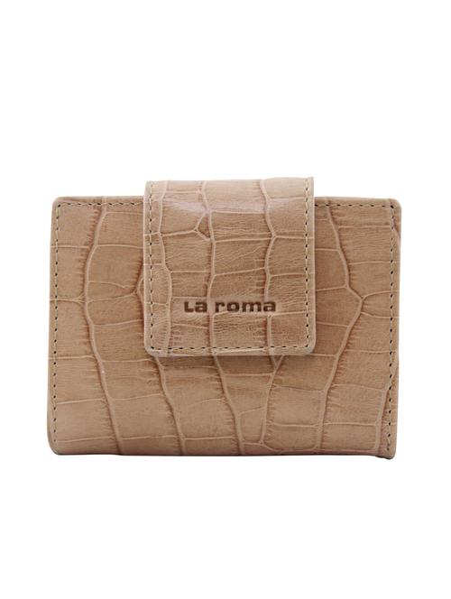 nude leather wallet - 13182701 - Standard Image - 1