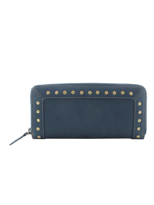 blue leather wallet - 13182705 - Standard Image - 1
