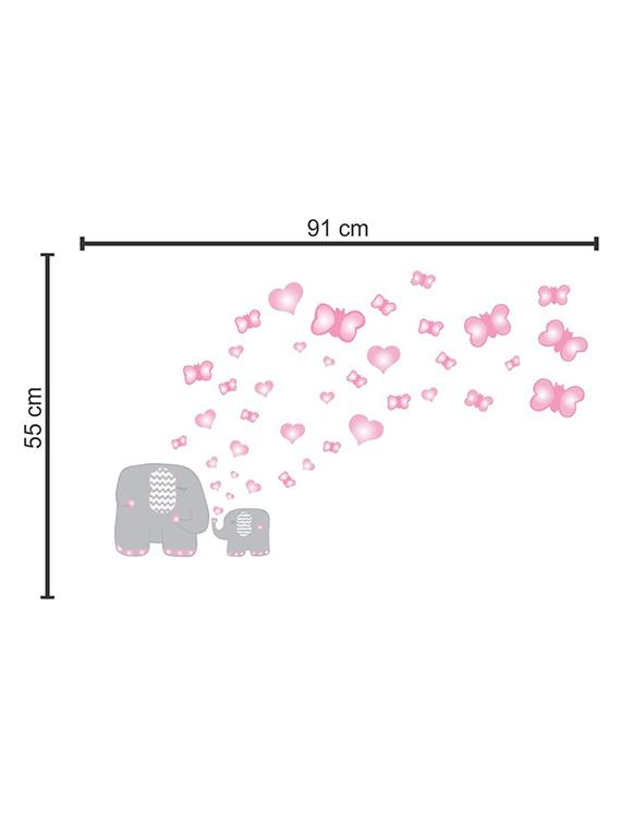 wall sticker (elephant,wall covering area 35 inch x 21 inch) - 13183630 - Zoom Image - 2