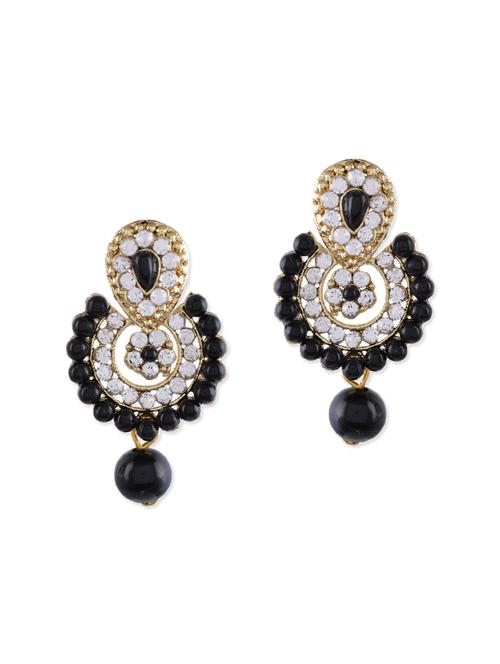 black brass drop earring - 13185887 -  Standard Image - 0