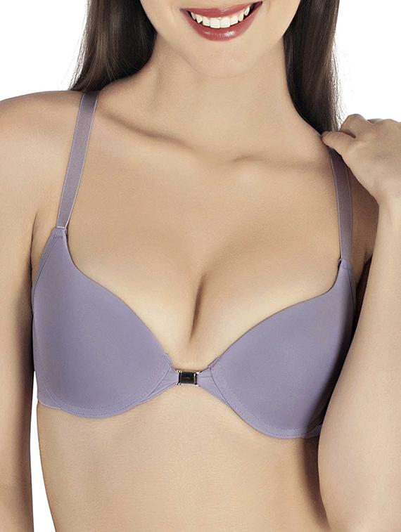 racer back front open t-shirt bra - 13186348 - Zoom Image - 1