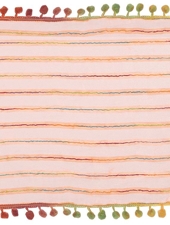 orange polyester scarf - 13194163 - Zoom Image - 2