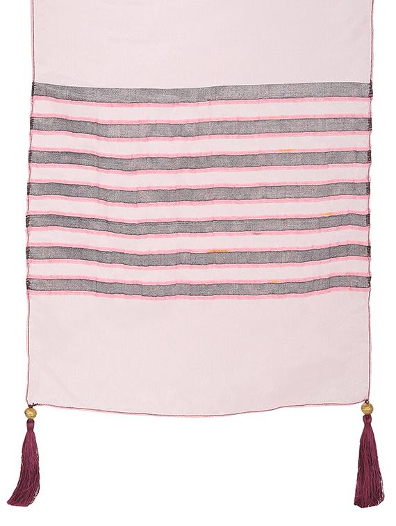 multi colored polyester scarf - 13194184 - Zoom Image - 2