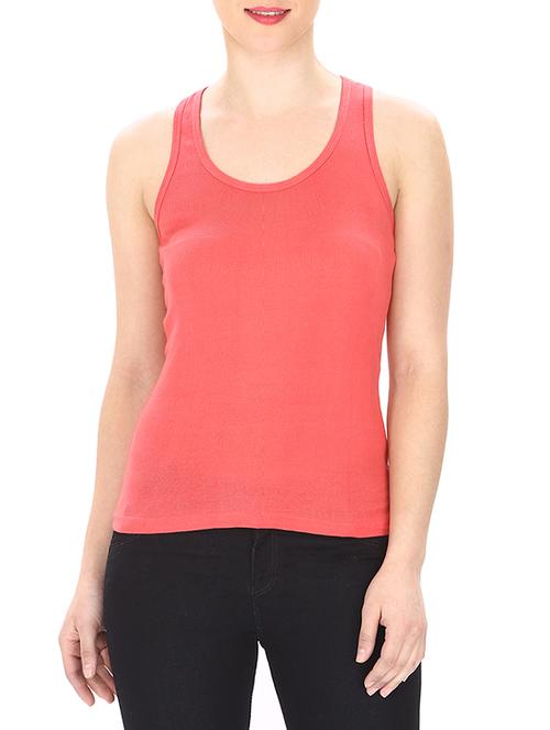 red cotton top - 13196007 - Standard Image - 1