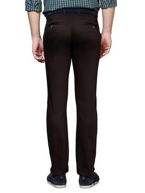 brown cotton chinos casual trousers - 13199723 - Standard Image - 2