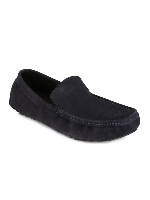 black suede slip on loafers - 13205413 - Very Small Image - 1