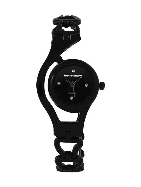 jay creation black metal women's analog watch - 13206631 - Zoom Image - 1