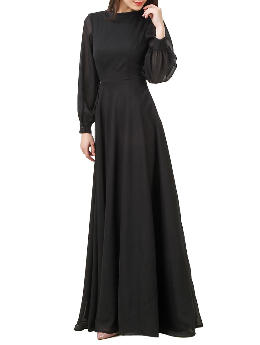 solid black maxi dress - 13210314 - Zoom Image - 2