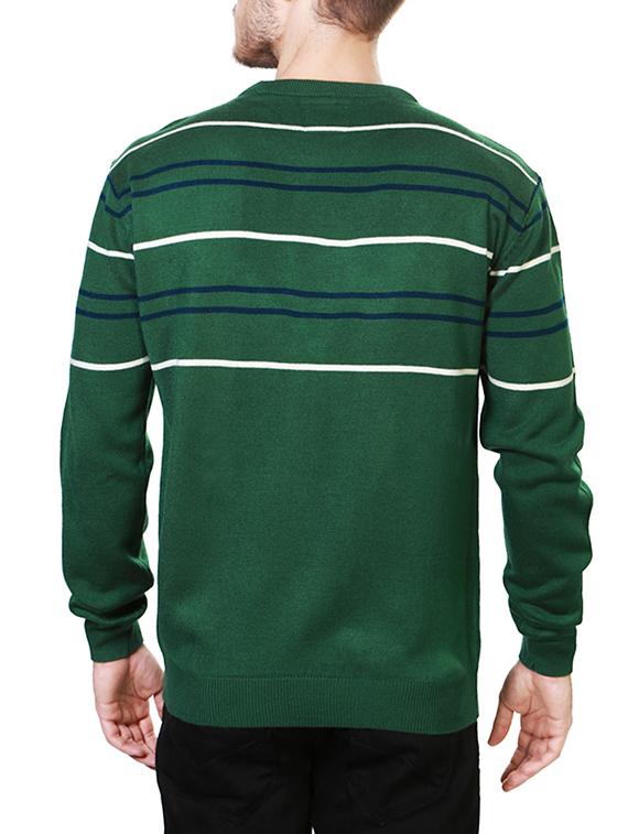 green striped pullover - 13212603 - Zoom Image - 2
