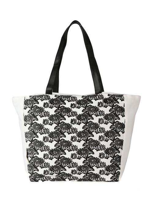 black leatherette tote - 13214429 - Very Small Image - 1
