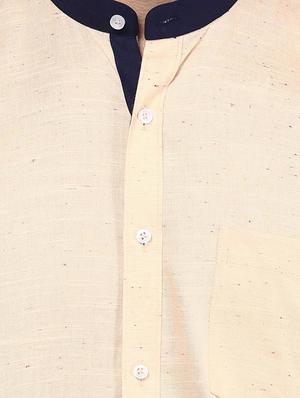 orange cotton casual shirt - 13214999 - Standard Image - 4