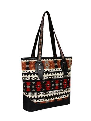 multi colored cotton handbag - 13215737 - Standard Image - 4