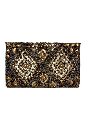multi colored cotton ethnic clutch - 13216370 - Standard Image - 2