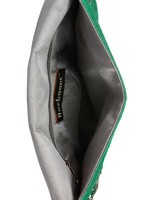 green polyester ethnic clutch - 13216374 - Standard Image - 3