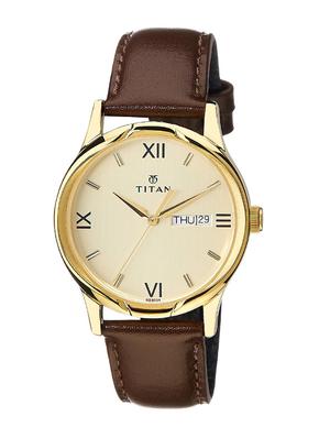 titan analog gold dial pair watch - ne15802490yl05 - 13216933 - Standard Image - 2