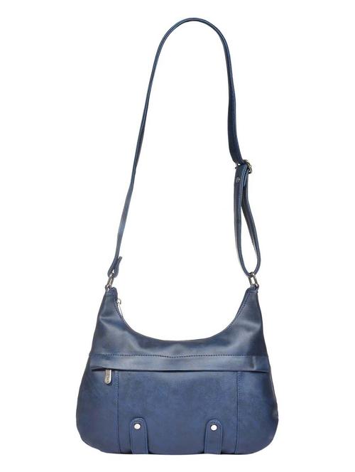 blue leatherette sling bag - 13221519 - Standard Image - 1