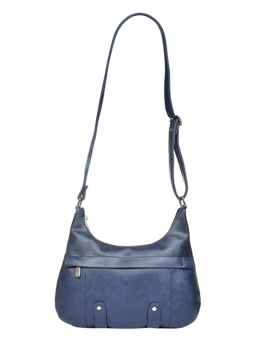 blue leatherette sling bag - 13221519 - Zoom Image - 1