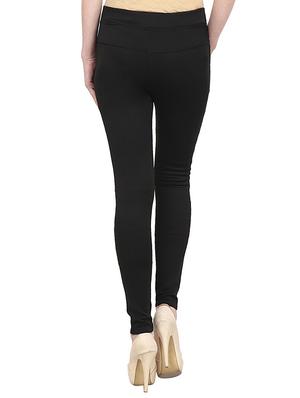 black cotton jeggings - 13225474 - Standard Image - 3
