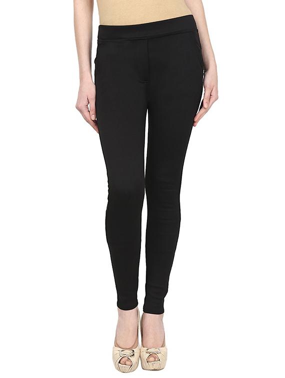 black cotton jeggings - 13225474 - Zoom Image - 1
