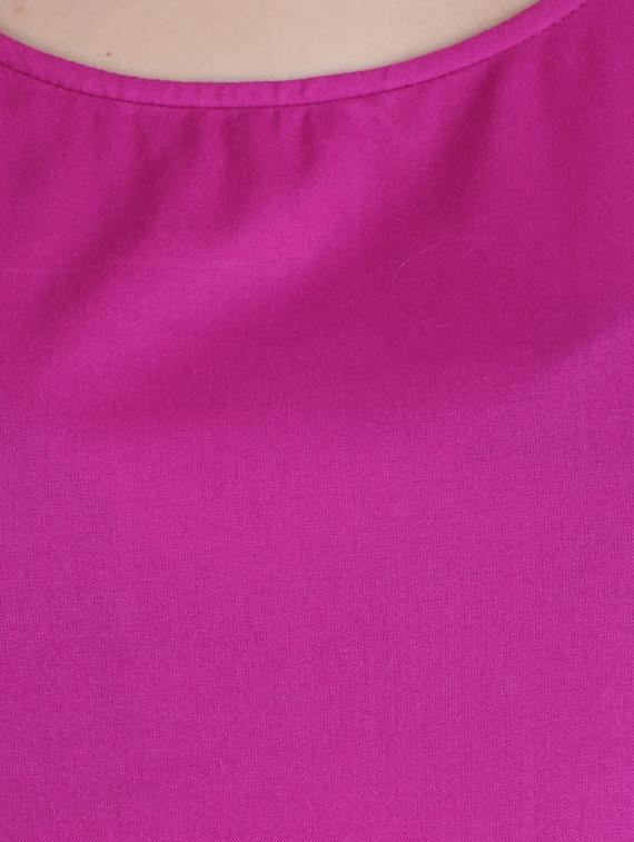 pink viscose aline dress - 13225535 - Zoom Image - 4
