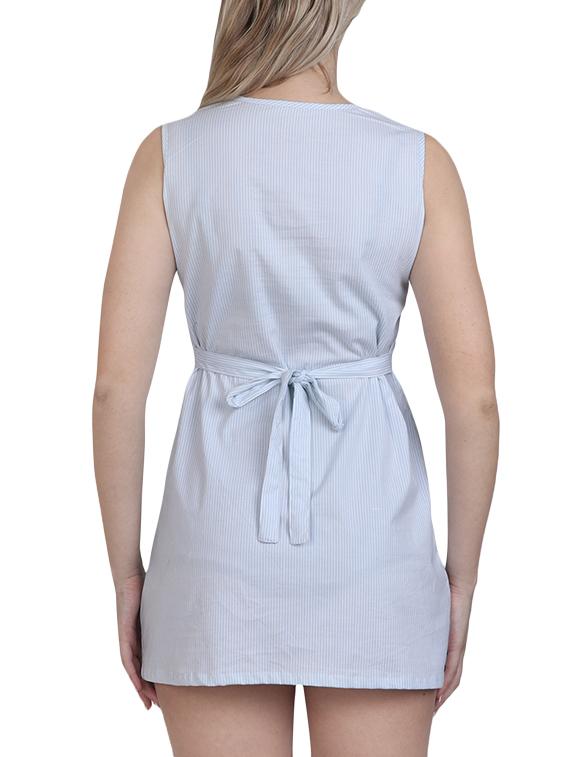 white cotton aline dress - 13225537 - Zoom Image - 3