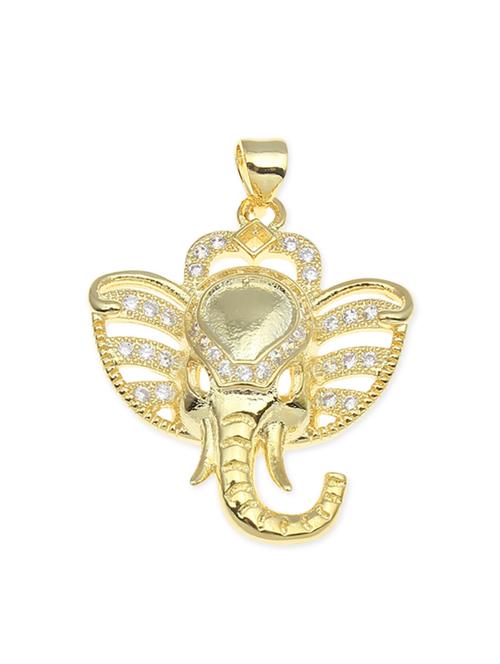 gold embellished ganesha pendant - 1322639 - Standard Image - 1