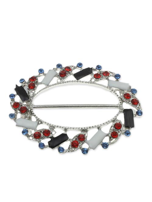 multicolored flower shaped brooch - 1322672 - Standard Image - 1