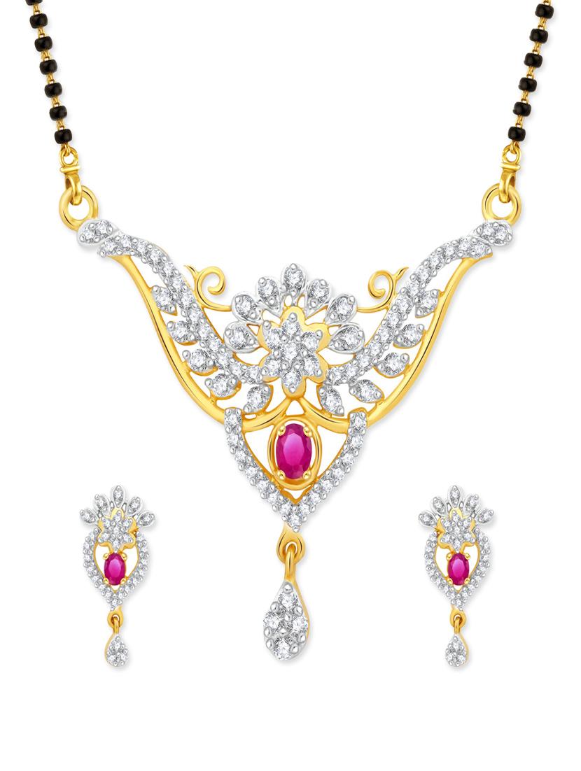 gold metal set mangalsutra - 13231321 - Zoom Image - 1