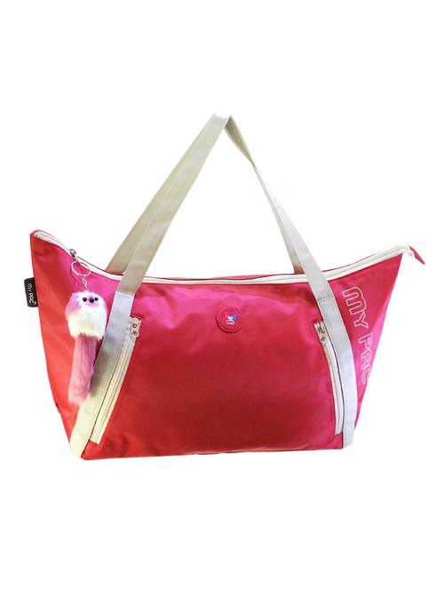 red polyester tote - 13232083 - Standard Image - 1