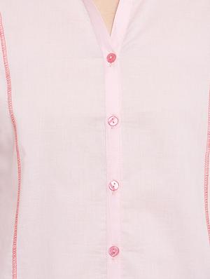 top stitching detail button up top - 13244658 - Standard Image - 4