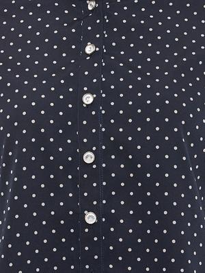 button up polka dots tunic - 13244667 - Standard Image - 4