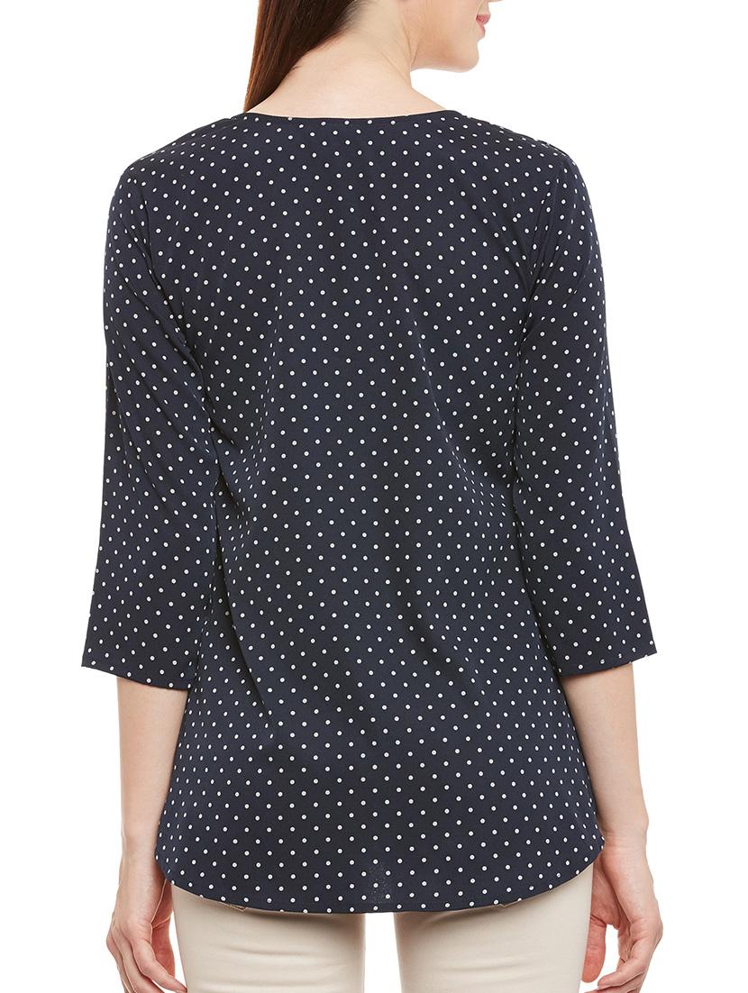 button up polka dots tunic - 13244667 - Zoom Image - 3