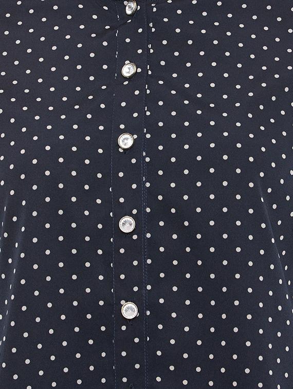 button up polka dots tunic - 13244667 - Zoom Image - 4