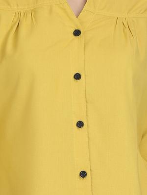 pleated tie back shirt - 13253084 - Standard Image - 4
