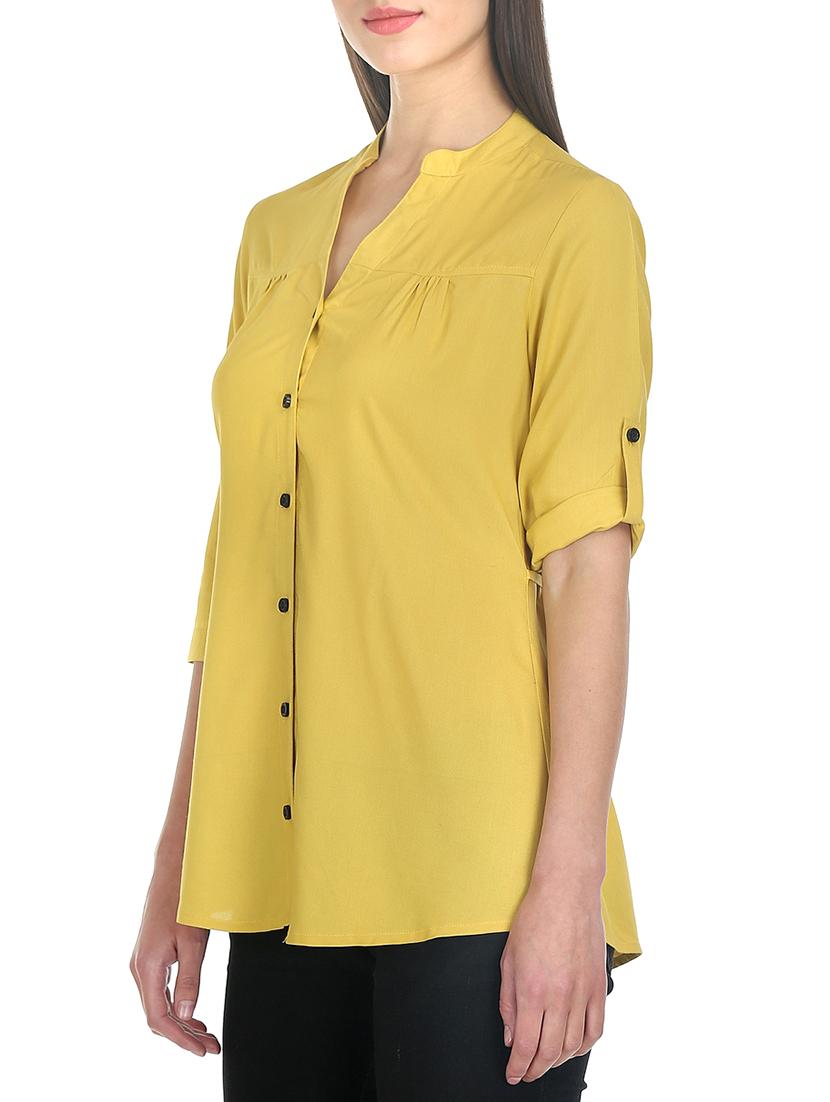 pleated tie back shirt - 13253084 - Zoom Image - 2