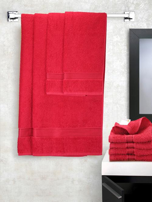 BIANCA 8 PC Set D'ross Towel Set 100% Cotton (2 Bath Towel+ 2 Hand Towel + 4 Face Towel) - 13256515 - Very Small Image - 1