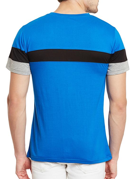blue cotton striped t-shirt - 13263161 - Zoom Image - 3