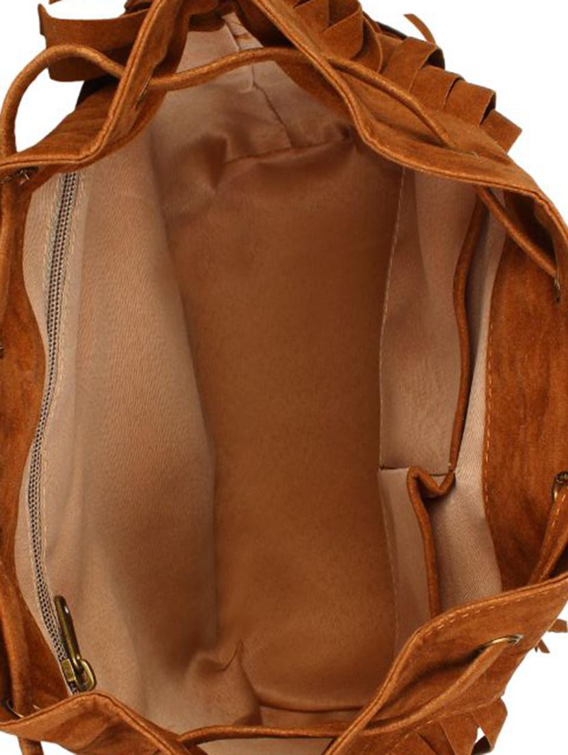 tan leatherette sling bag - 13265702 - Zoom Image - 3